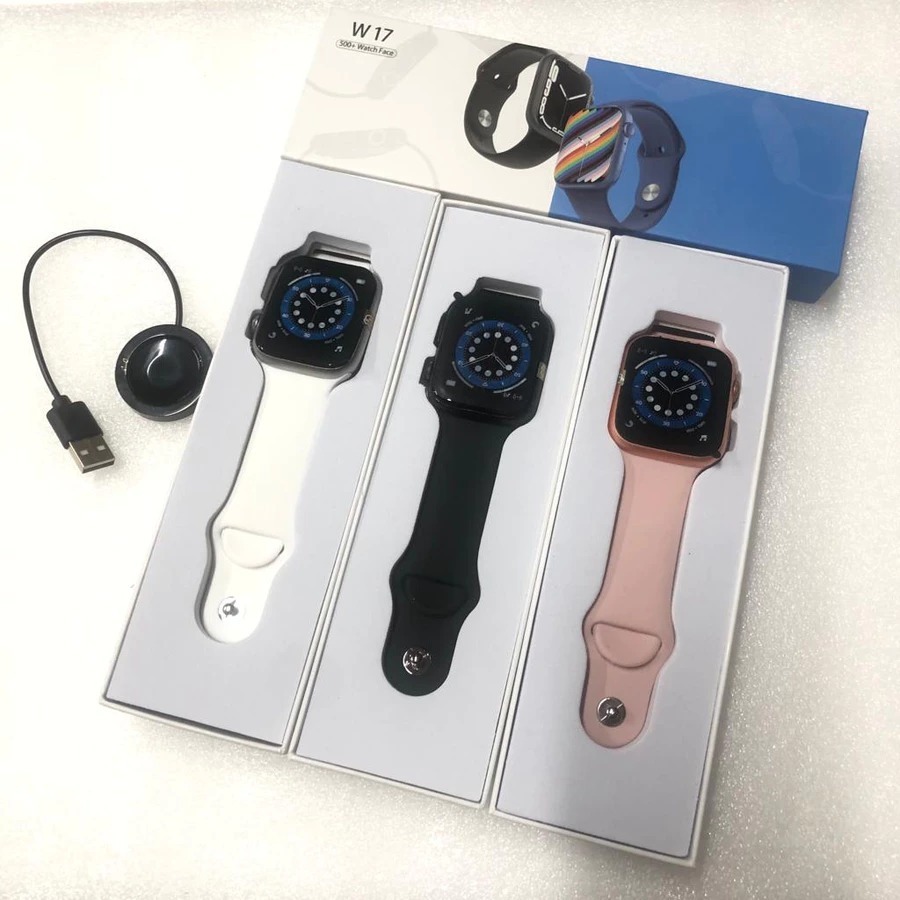 (BS) Jam Tangan SmartWatch W17 Set Connect Android/IOS