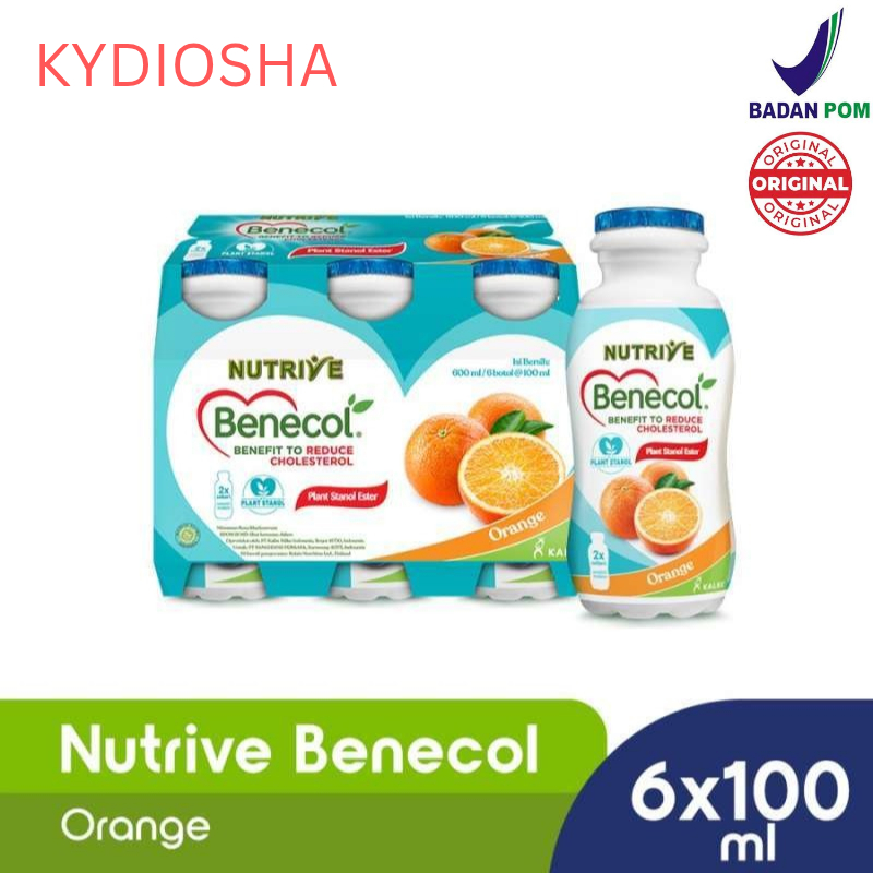 Nutrive Benecol Orange 6x100ml - MENURUNKAN KOLESTROL