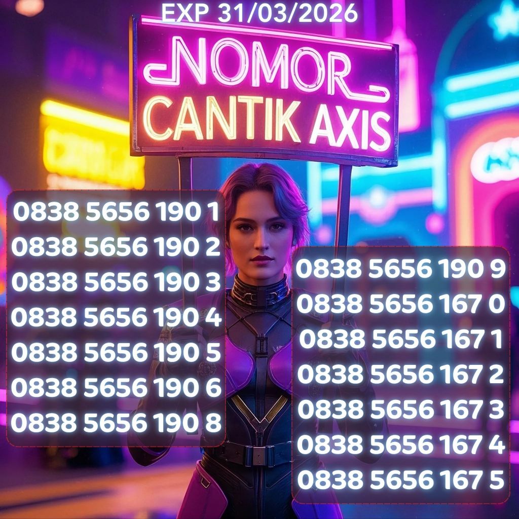Nomor Cantik Axis Reguler Seri 0838 5656 XXXX Harga 16ribu