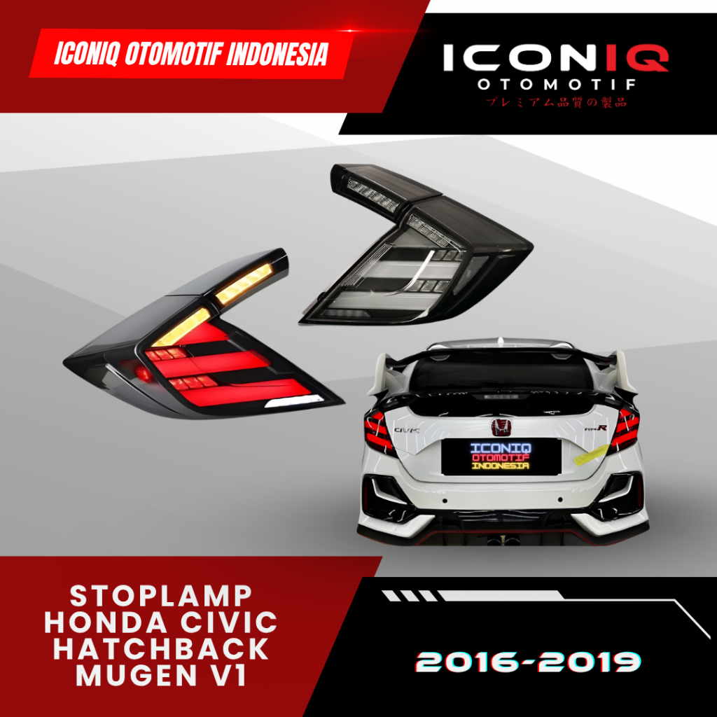 STOPLAMP HONDA CIVIC HATCHBACK MUGEN VERSION 1