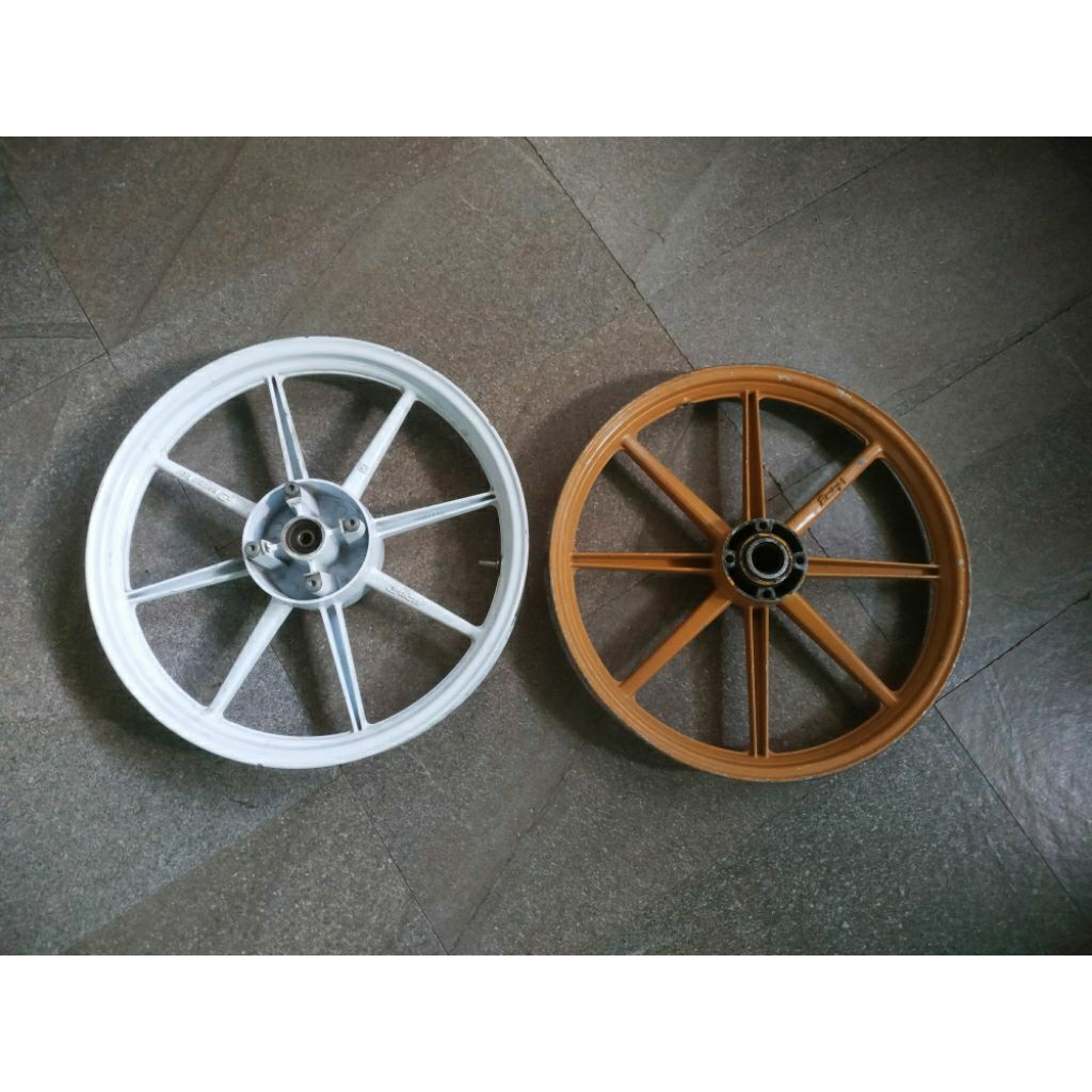 Velg Set Depan belakang Double Disk DD New Jupiter MX
