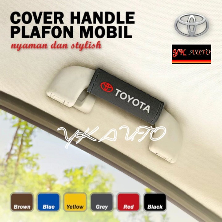 1pcs Cover Handle Plafon Toyota Sarung Hendel Avanza Innova Rush Calya Agya Pelindung Pegangan Tanga