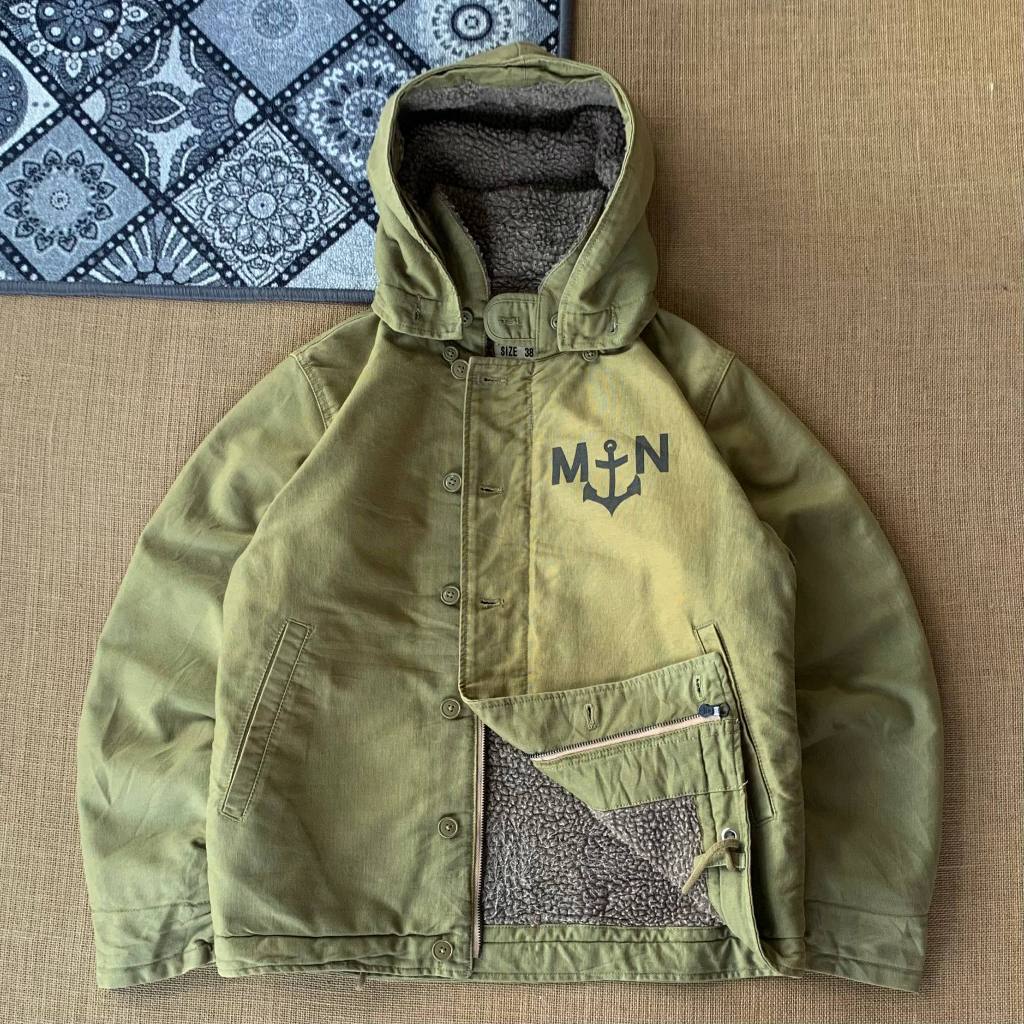 jaket Navy N1 Deck Jacket size S 100% original 061025T