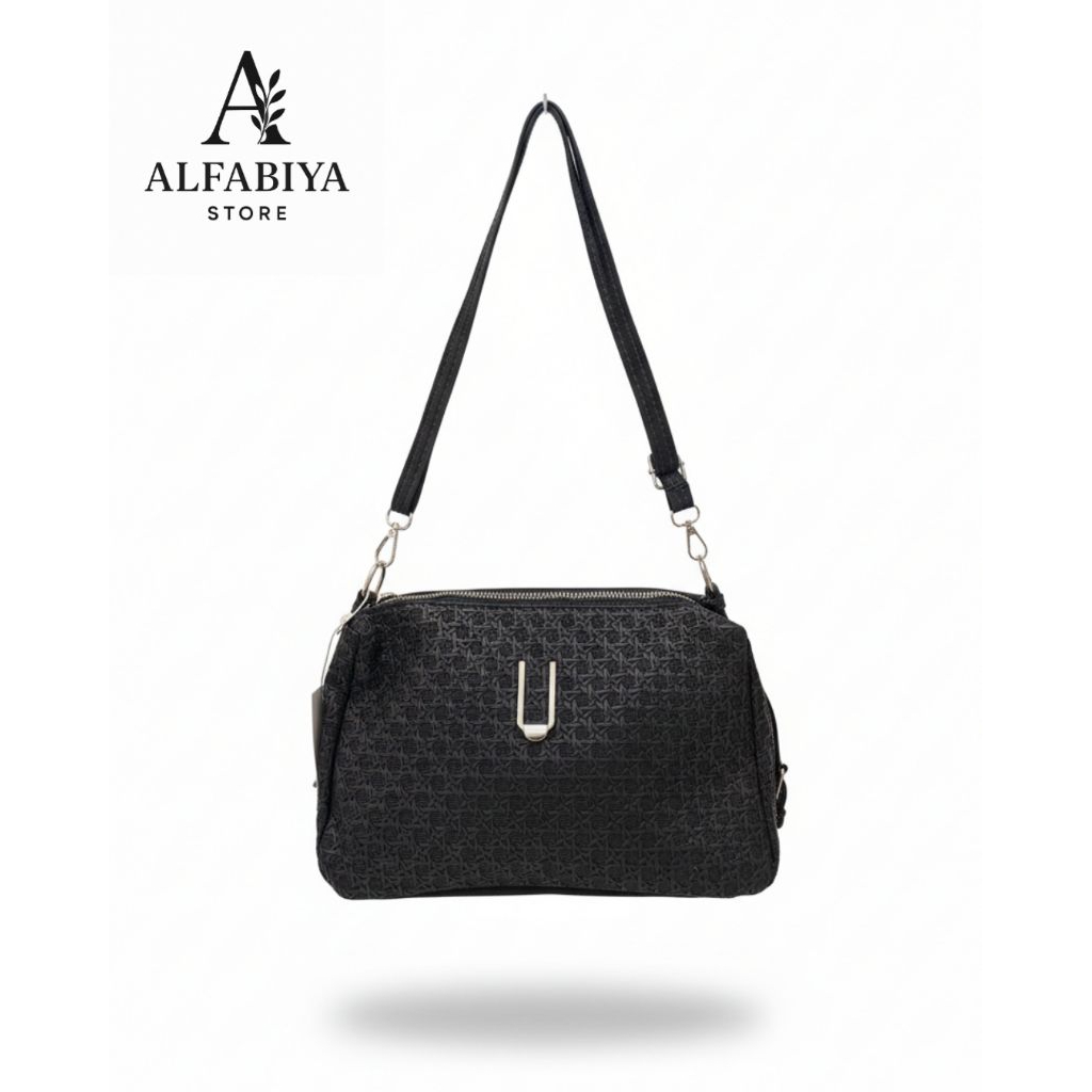 Tas Baru - Tas Selempang Wanita Hitam - Tas Selempang Wanita Hitam Banyak Ruang