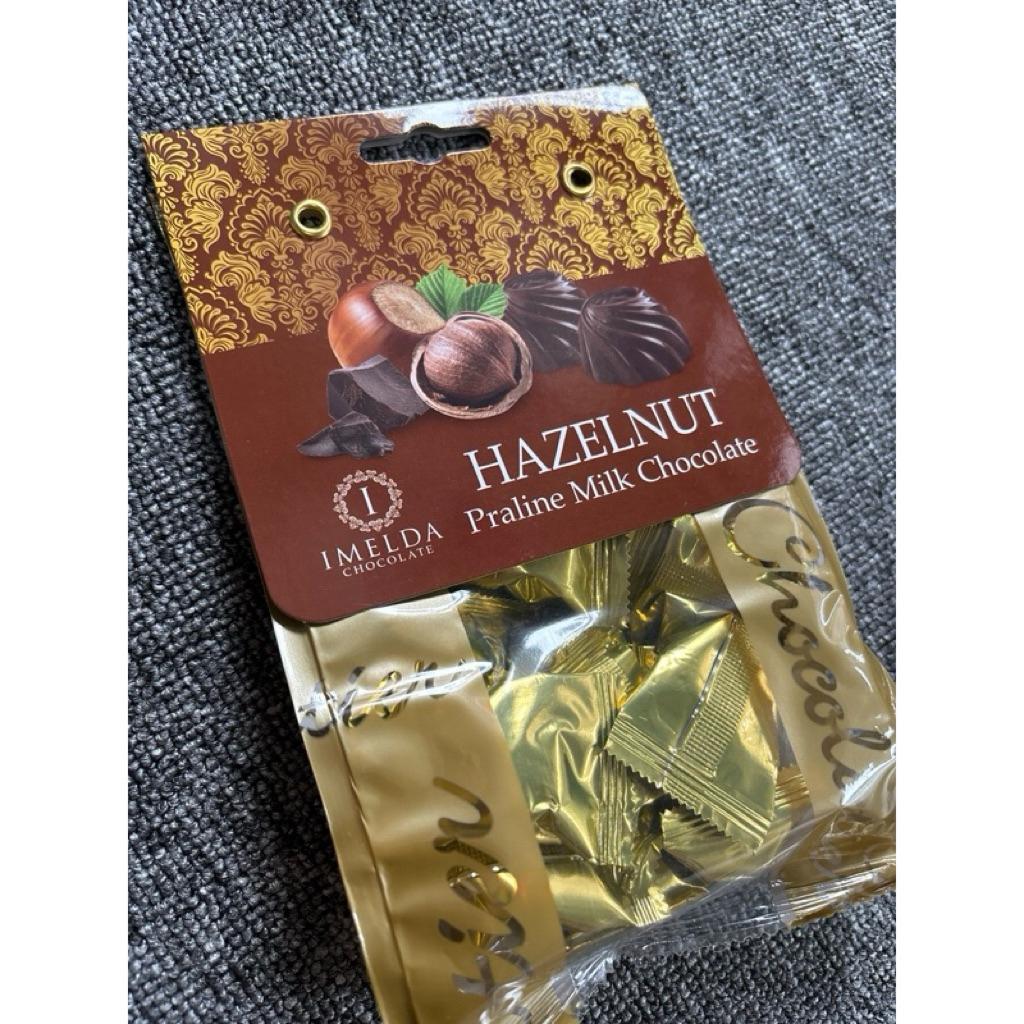 Imelda Hazelnut Praline Milk Chocolate 72gr