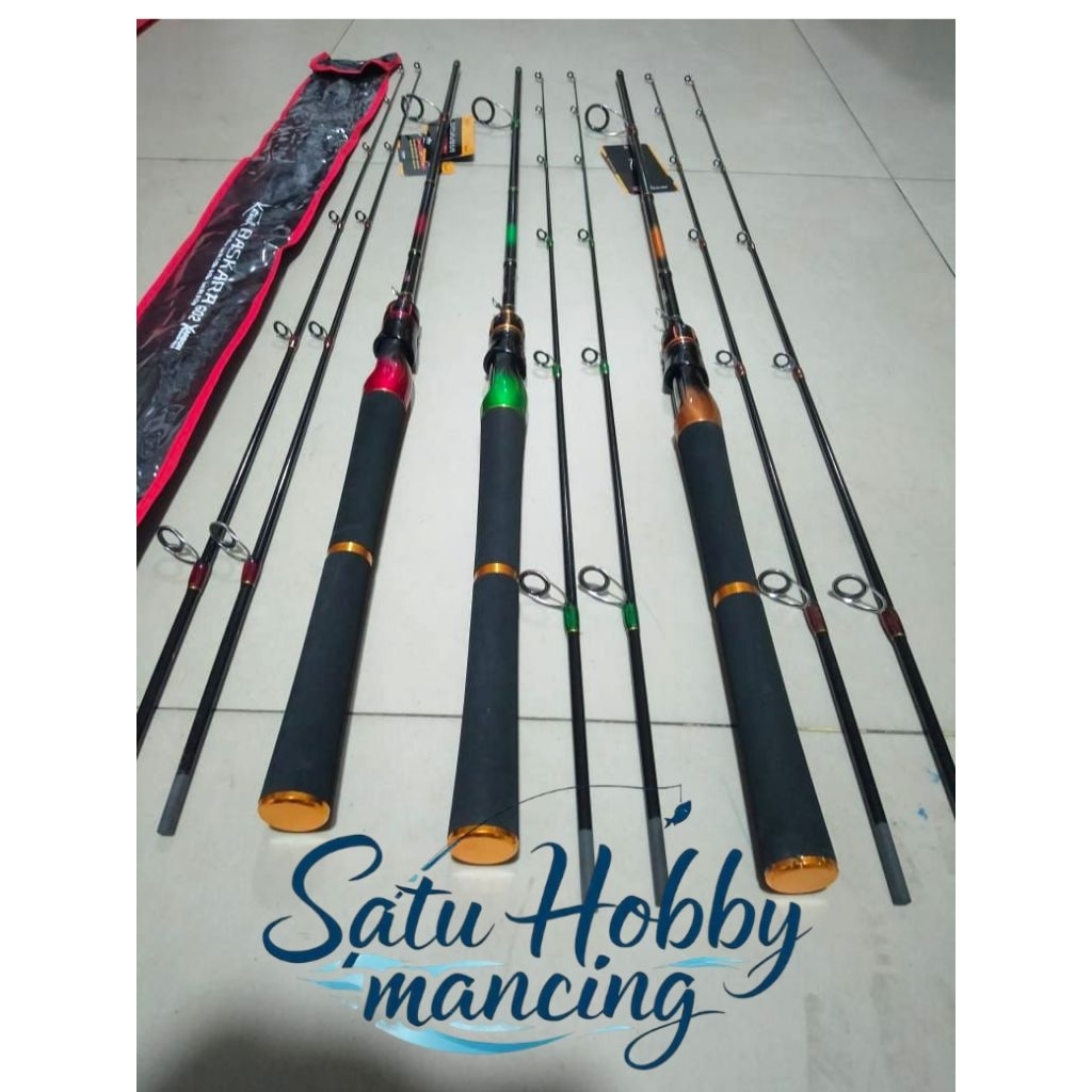 Joran Spining Katana Baskara Carbon Solid ujung 2 7-15lbs/8-17 lbs