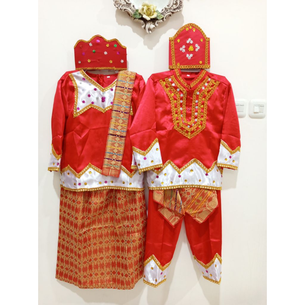 Baju Adat Gorontalo Anak Paud TK SD / Pakaian Adat Gorontalo / Baju Karnaval