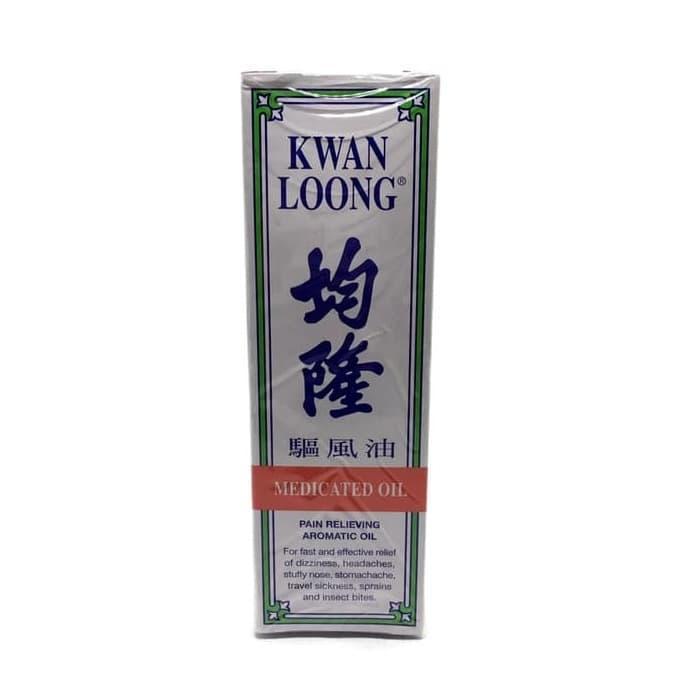 Kwan Loong Kwanloong Medicated Oil Minyak Masuk Angin Pusing Kwanlong Kwan long Sakit Kepala Demam F