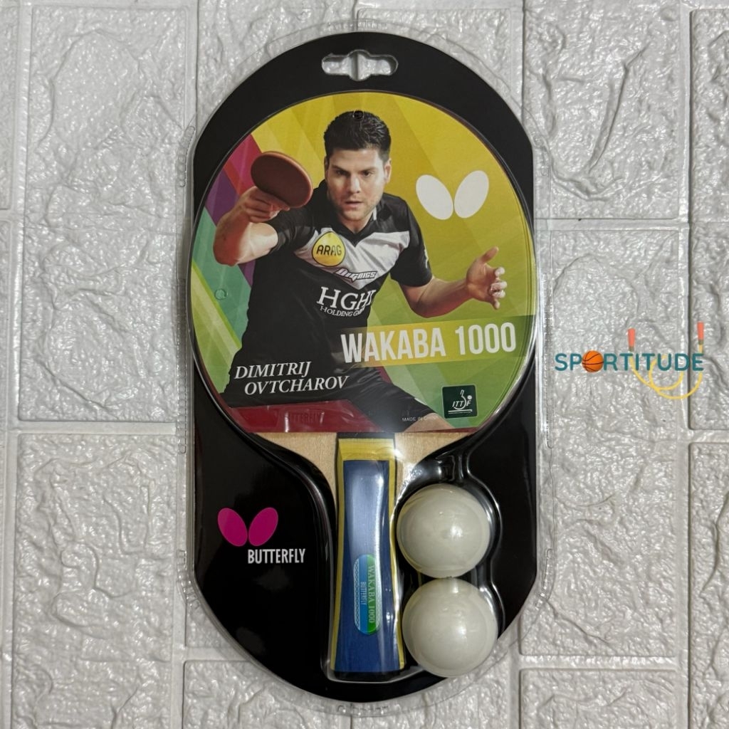 Bet Pingpong Bet Tenis Meja Bat Pingpong Butterfly WAKABA 1000 ORIGINAL