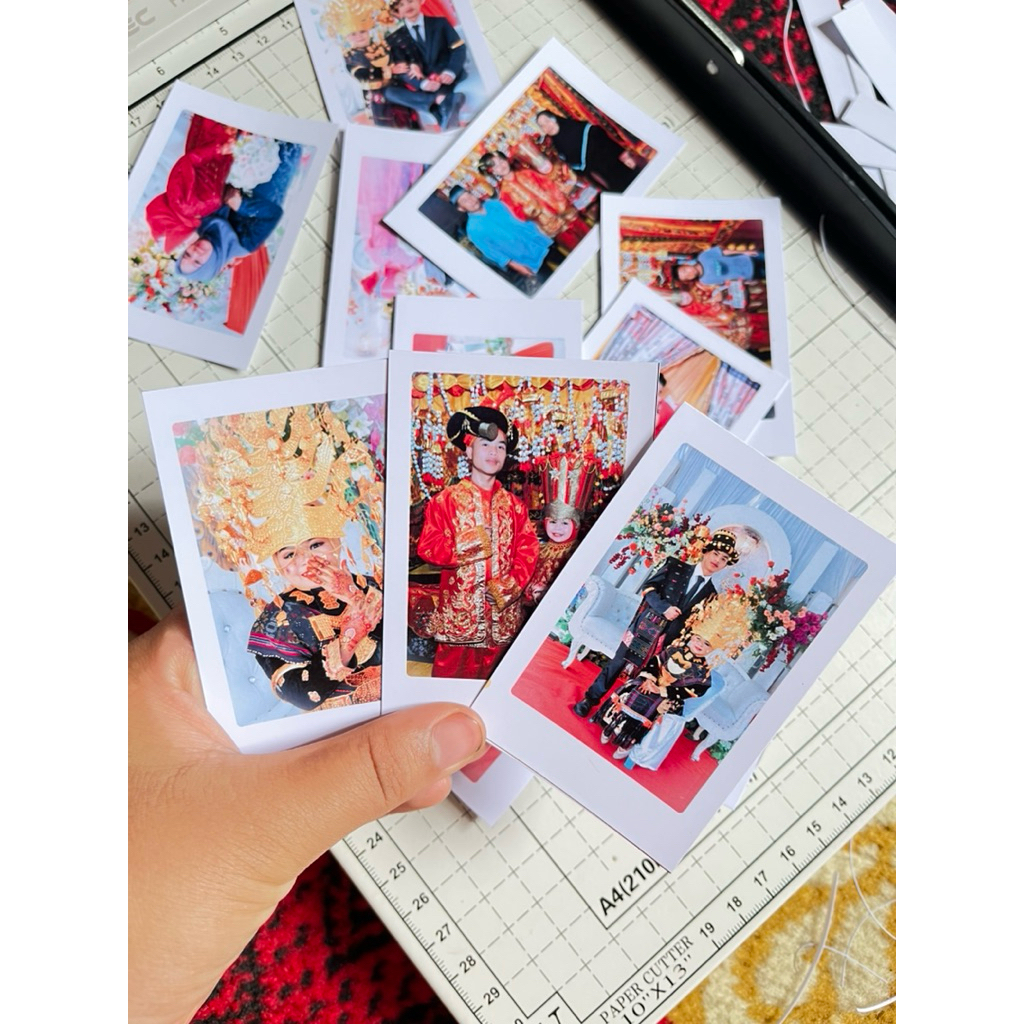 CETAK FOTO POLAROID 2r PUTIH POLOS MURAH