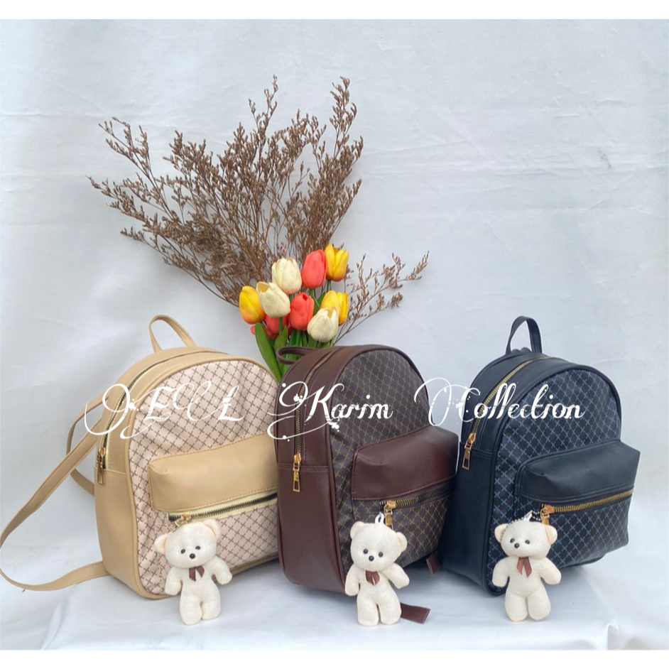 EL Karim Collection-Tas Ransel Wanita JINJU | Tas Ransel Terkini | Tas Ransel viral tik tok | Tas Ra