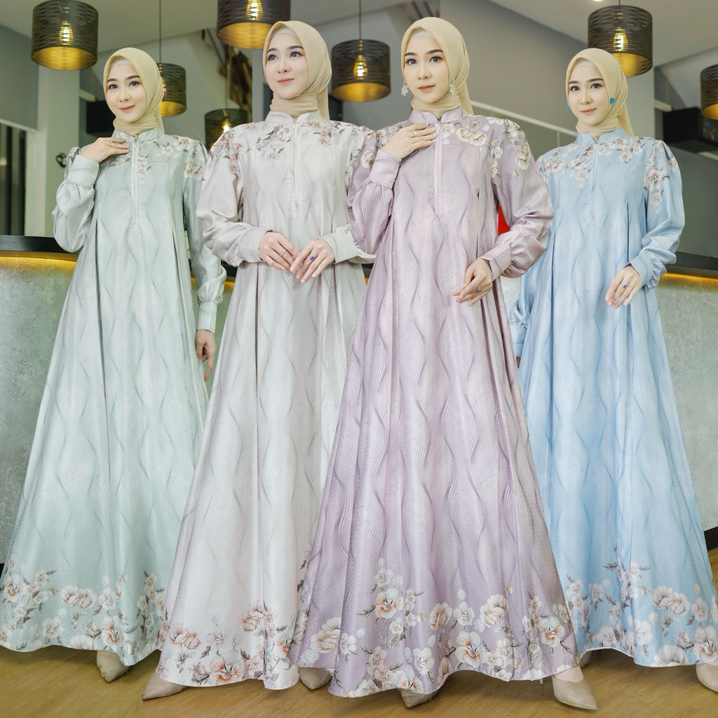 Gamis Syari Remaja Simple Trendy Fashionable Premium Dres Remaja Gamis Wanita New Arrival Woman Dres