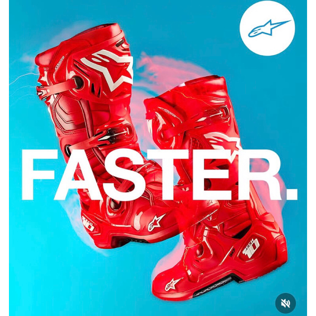 Boots Alpinestars Tech 10 Full Red Edition Mx Alpinestars Tech 10 Red