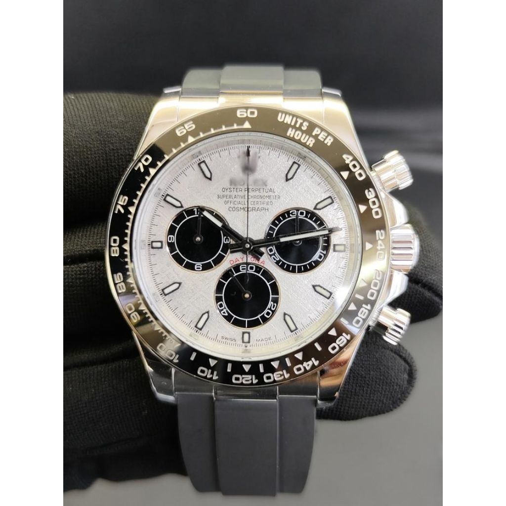 RL1OL3X DAYTONA 18K REAL ROSE GOLD 40MM METEORITE DIAL NFC MAX OYSTERFLEX RUBBER LIMITED EDITION