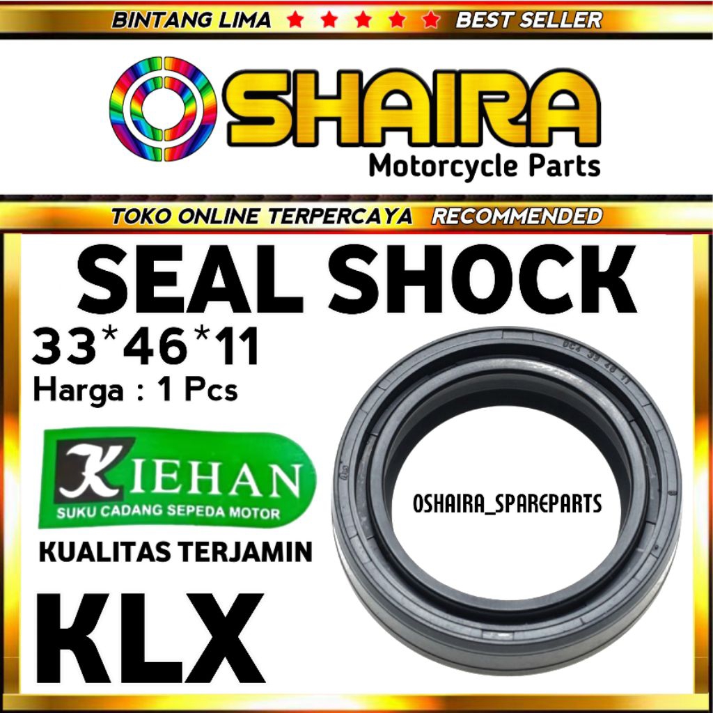 SEAL SHOCK DEPAN KLX / NINJA R / NINJA RR / 33×46×11 / SEAL SHOCK DEPAN NINJA RR / SEAL SHOCK DEPAN 