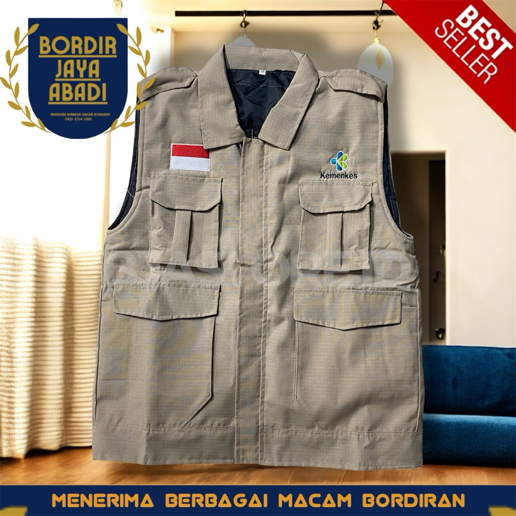 Rompi Kemenkes Custom Nama