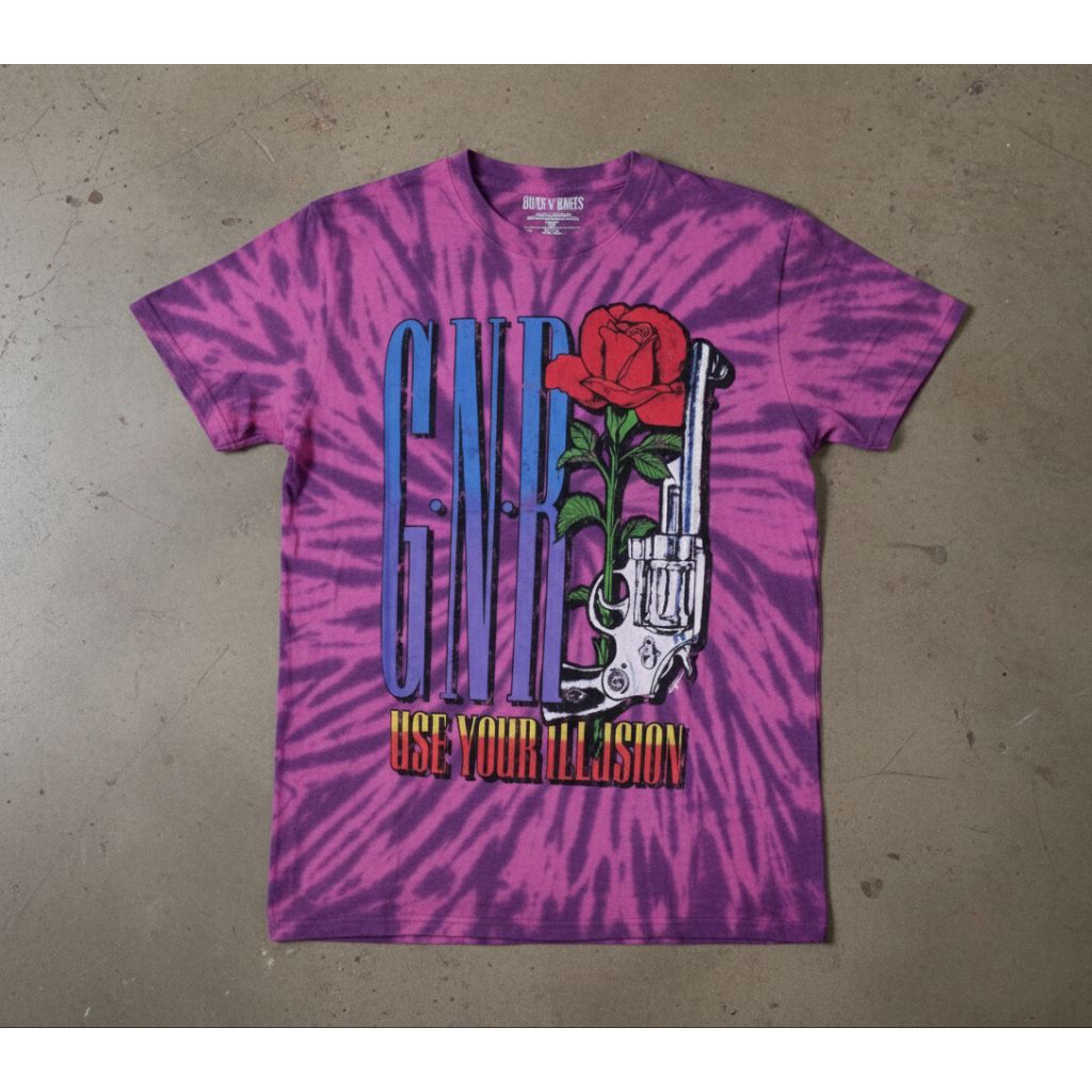 KAOS BAND OFFICIAL GUNS N'ROSES - UYI TIE DYE