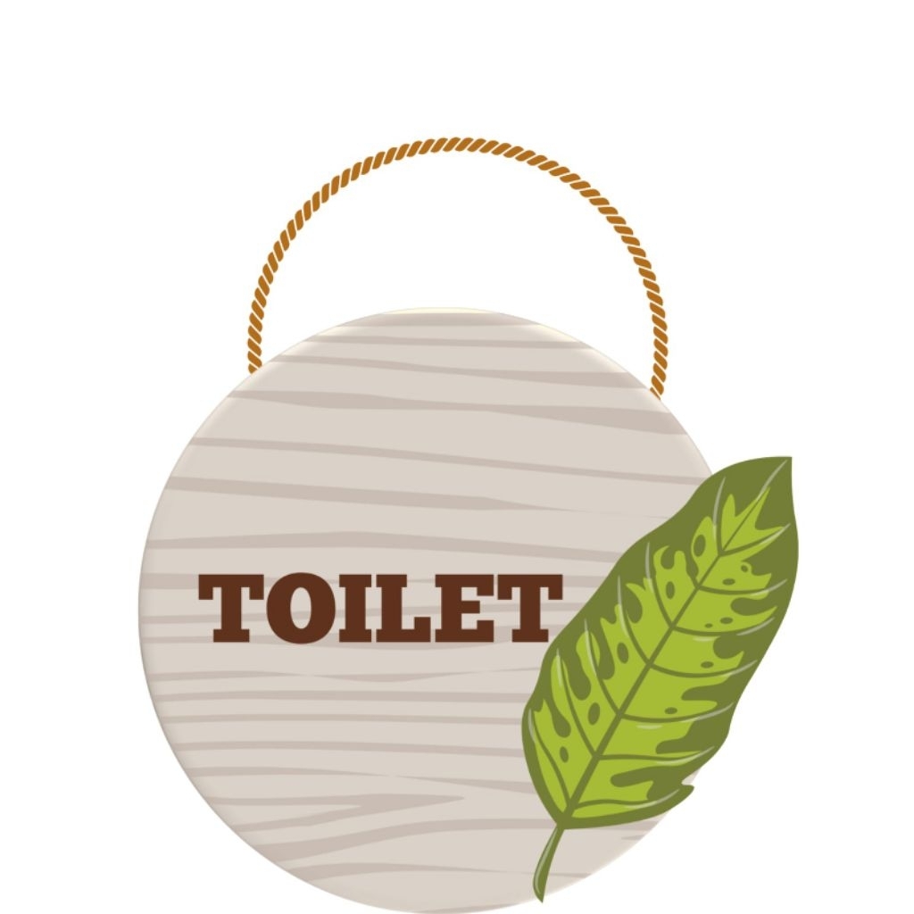 Dekorasi gantung Dinding aesthetic Tulisan Toilet | Mushola | Welcome | Kitchen