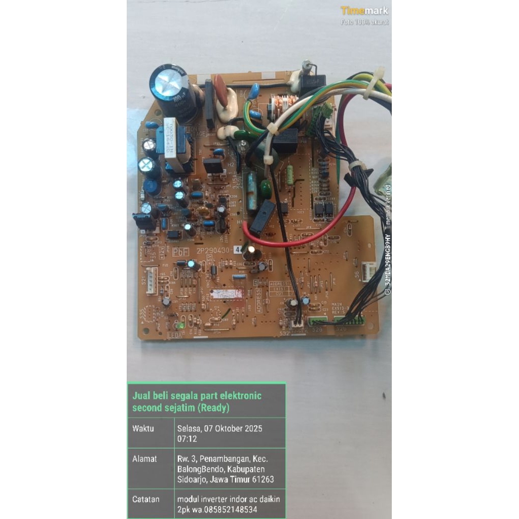 modul indor ac daikin inverter 2pk