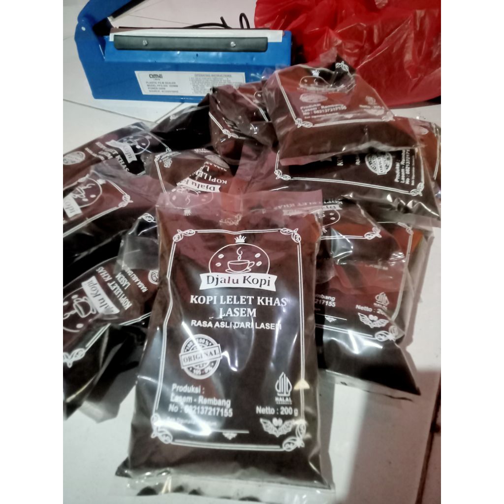 [TERMURAH]BUBUK KOPI LELET KHAS LASEM|DJALU KOPI| 200gram