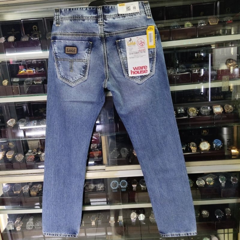 Celana Jeans Pria Lois Original Slim Fit CFL Celana Jeans Panjang Pria Lois Terbaru