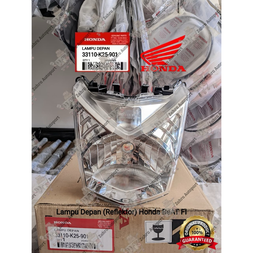 Reflektor headlamp assy lampu depan beat fi esp K25 Thn 2012-2014 Original
