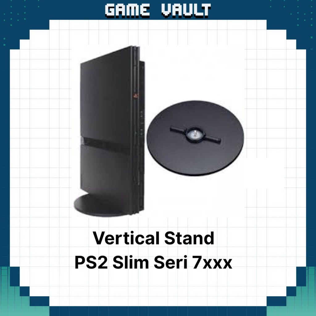 Vertical Stand PS2 Slim 7000 vertikal ps 2 seri 7 kaset
