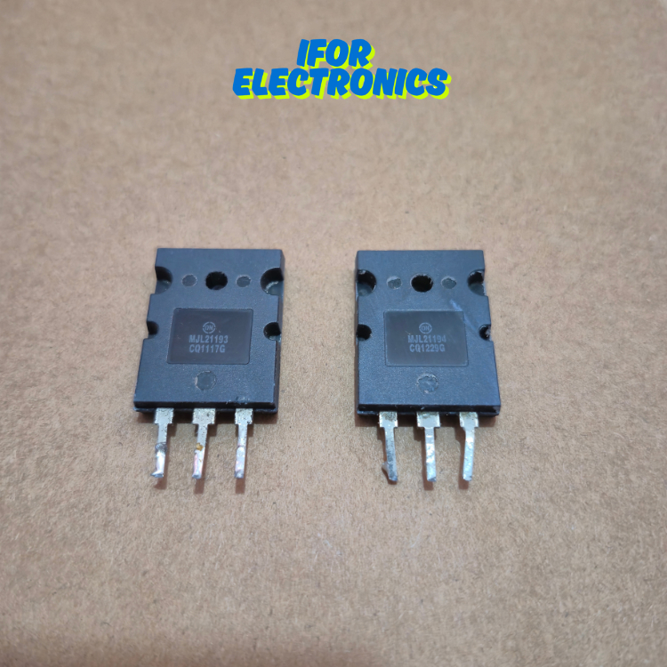 MJL Original Transistor 21193 21194 ORIGINAL SET CABUTAN BUILT UP UPS