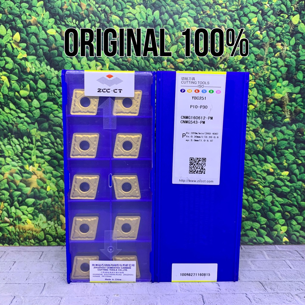 Insert CNMG 160612 ZCC original baru..CNMG 16 06 12