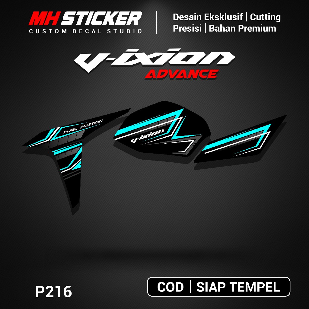 Striping Stiker Variasi Vixion Nva - Striping Vixion Advance - Striping Vixion Variasi New