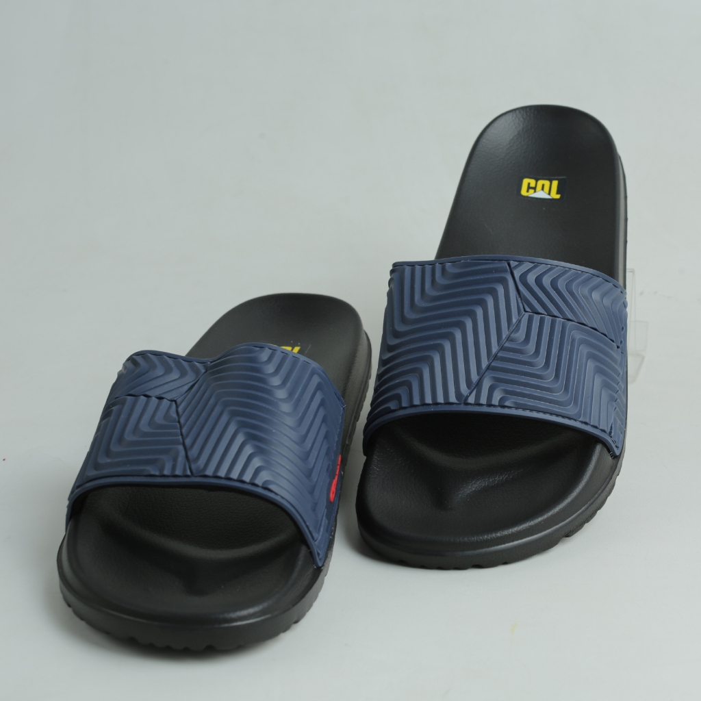 Sandal Slop Pria Rubber Barnett Colorado Jordan / Sandal Slop Navy