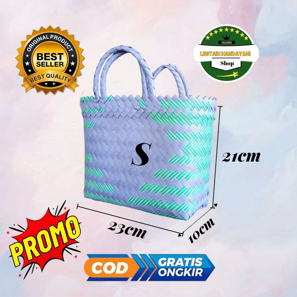 TAS ANYAMAN LURIK UKURAN S. TAS HAJATAN, SLAMETAN, KERANJANG BELANJA. TAS HEMAT.