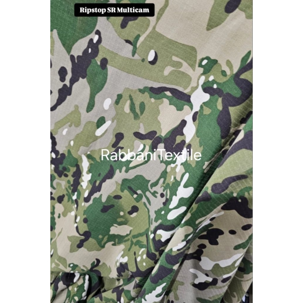 Bahan kain Loreng multiceam Loreng Ripstop multiceam