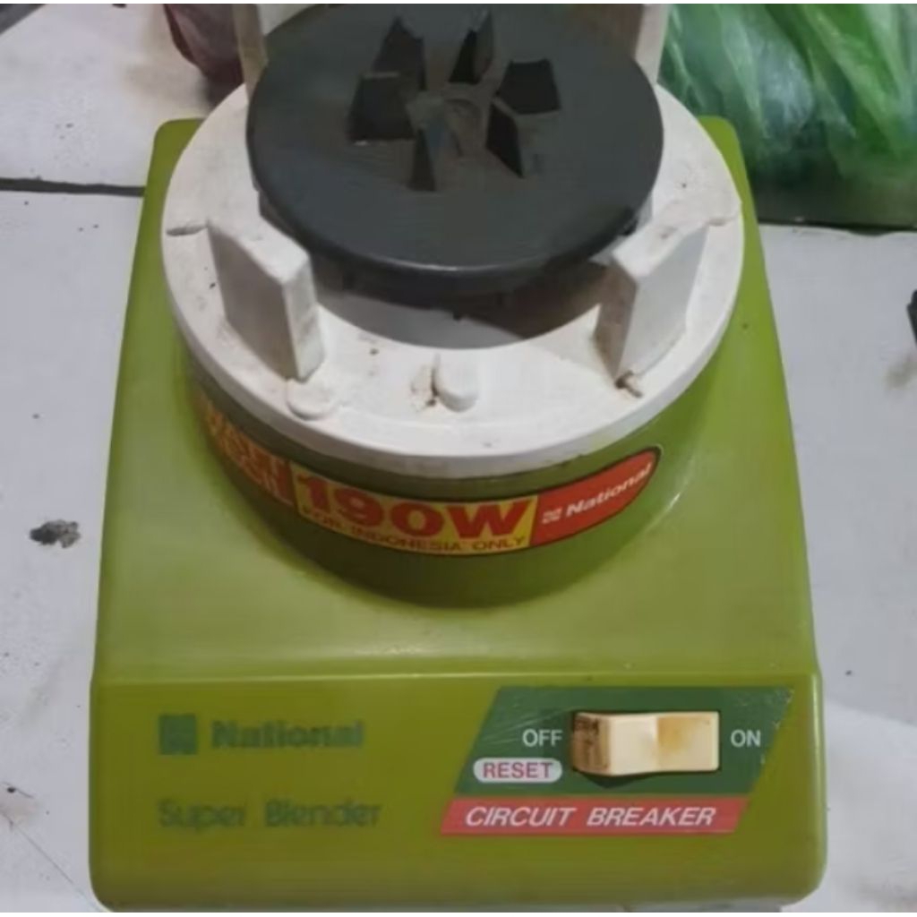 Mesin blender national original japan model lama second mulus