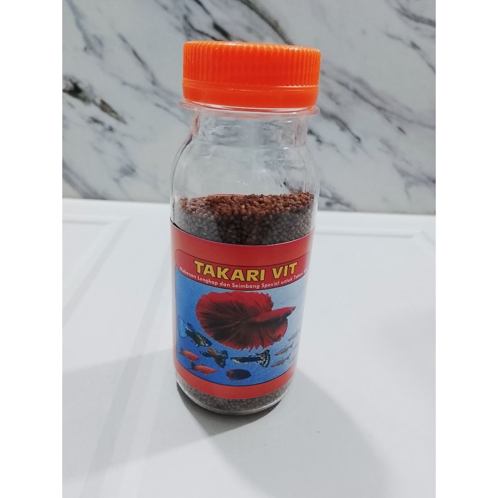 PAKAN IKAN GUPPY, CUPANG, GLOWFISH, MENFISH // TAKARI VIT