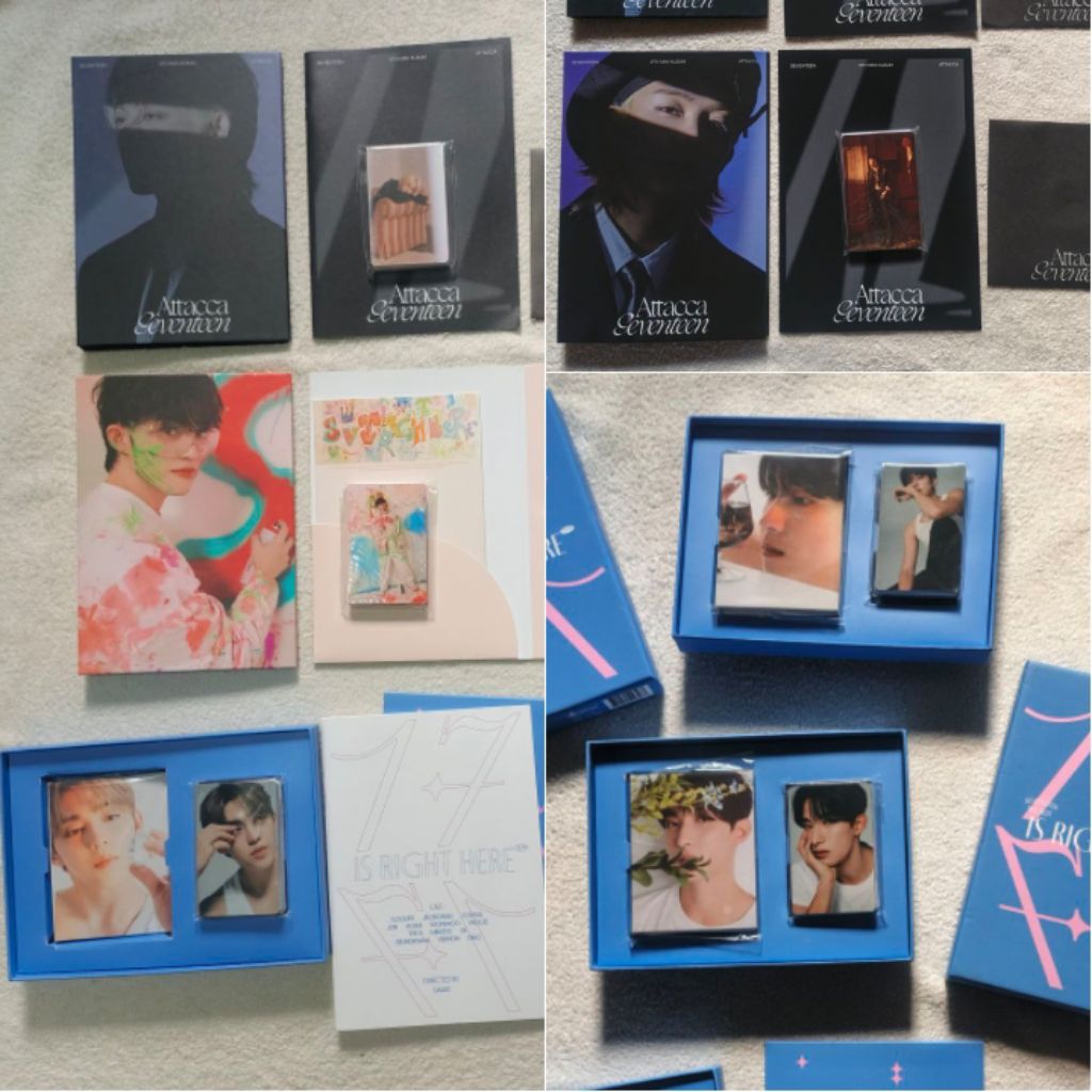 [READY] SEVENTEEN SCOUPS JEONGHAN WONWOO WONU DK DOKYEOM ALBUM ATTACCA FTS DEAR CARAT VERSION CARVER