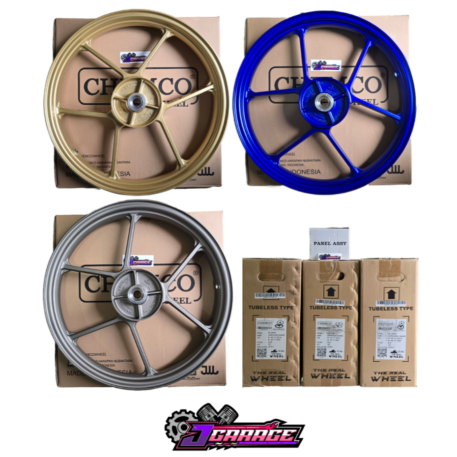 VELG CHEMCO BRT / 160 - 185 RING 17 / JUPITER Z / FIZR / VEGA OLD / RX KING - VELG RACING CHEMCO BRT