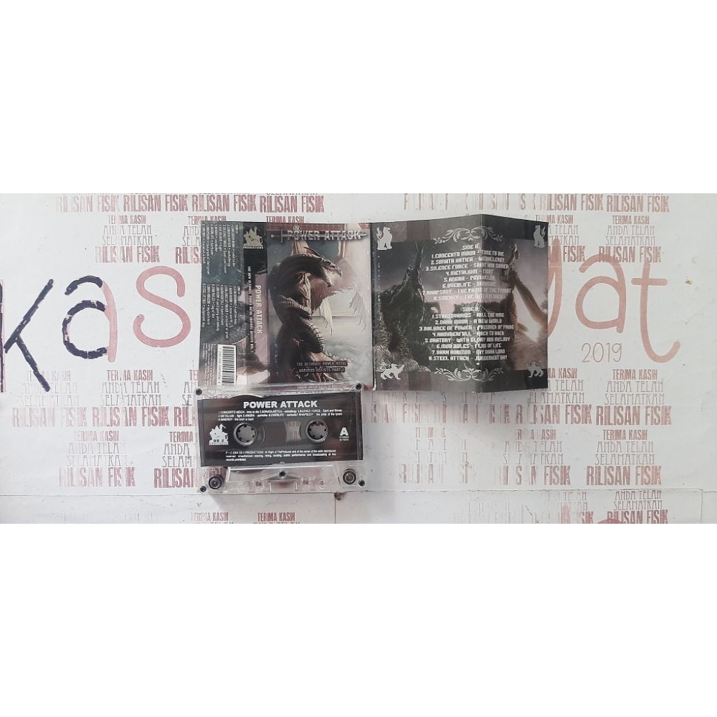 Kaset Pita Powet Attack The Ultimate Power Metal Various Artist Part 1 Stratovarius Angra