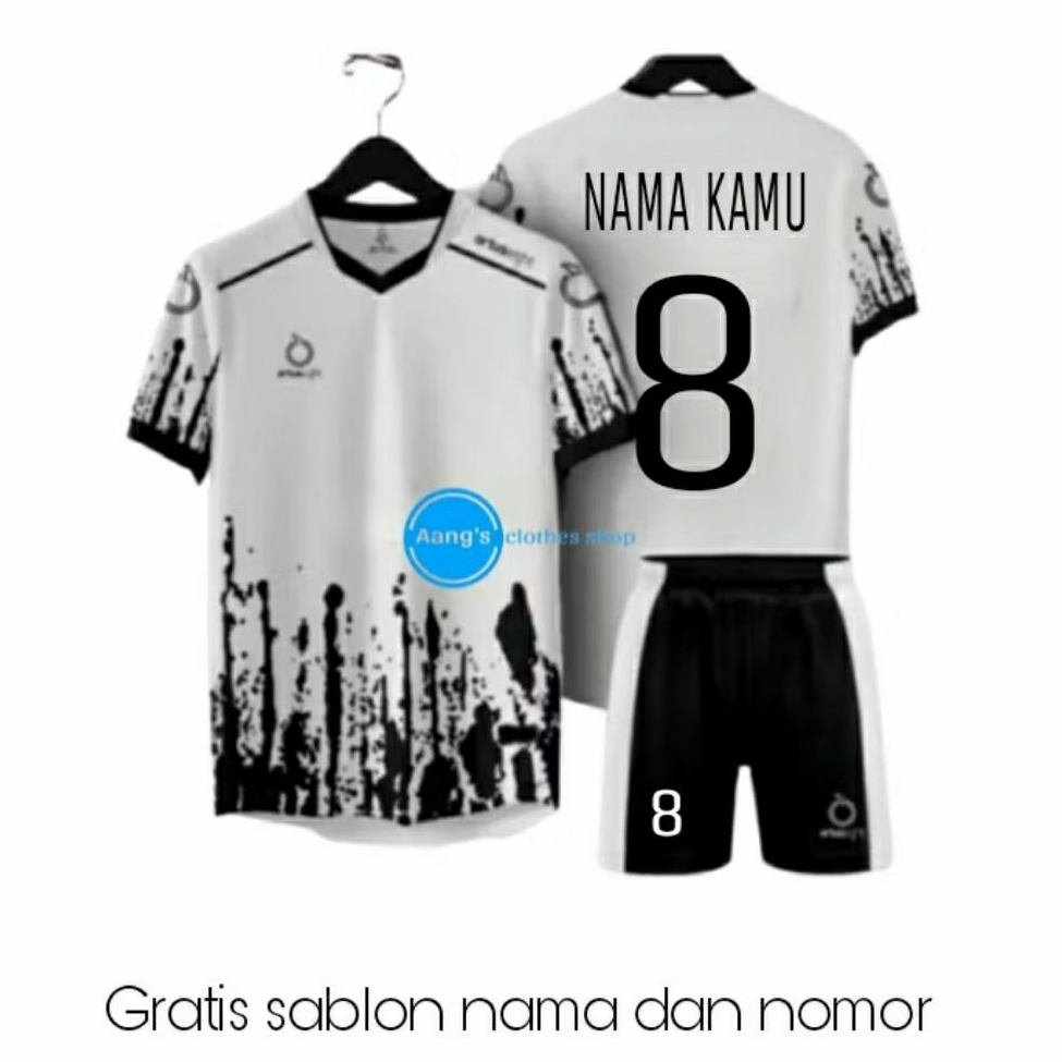 BAJU FUTSAL ANAK-ANAK / JERSEY ANAK SABLON NAMA / CUSTOM NAMA NOMOR