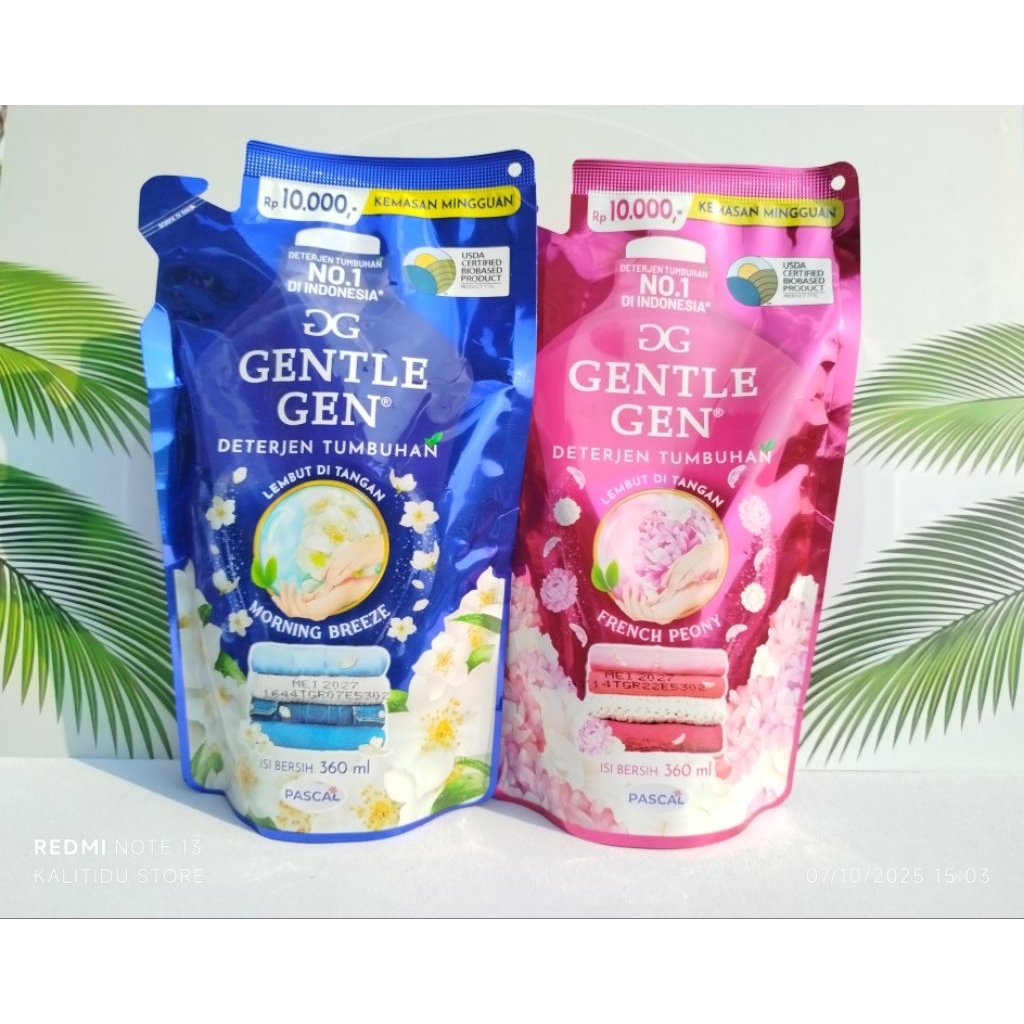 Gentle Gen refill 360ml/Detergen cair Gentle Gen