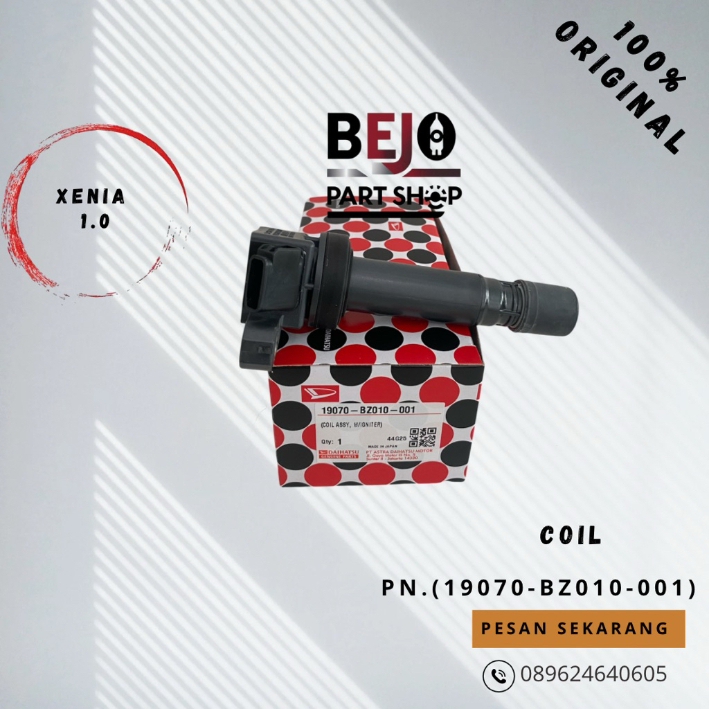 COIL DAIHATSU XENIA 1.0 pn;(19070-BZ010-001)