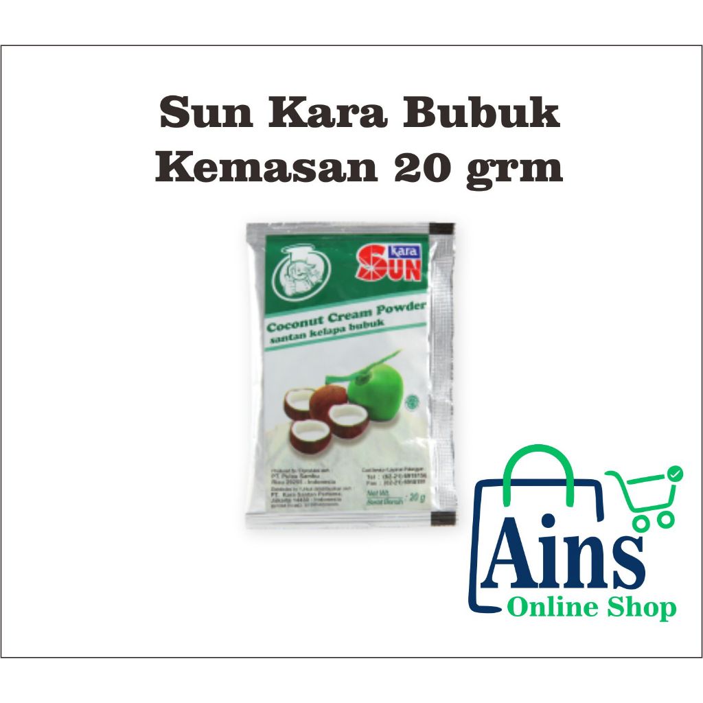 Sun Kara Santan Kelapa Bubuk 20gr / Santan Kara Bubuk