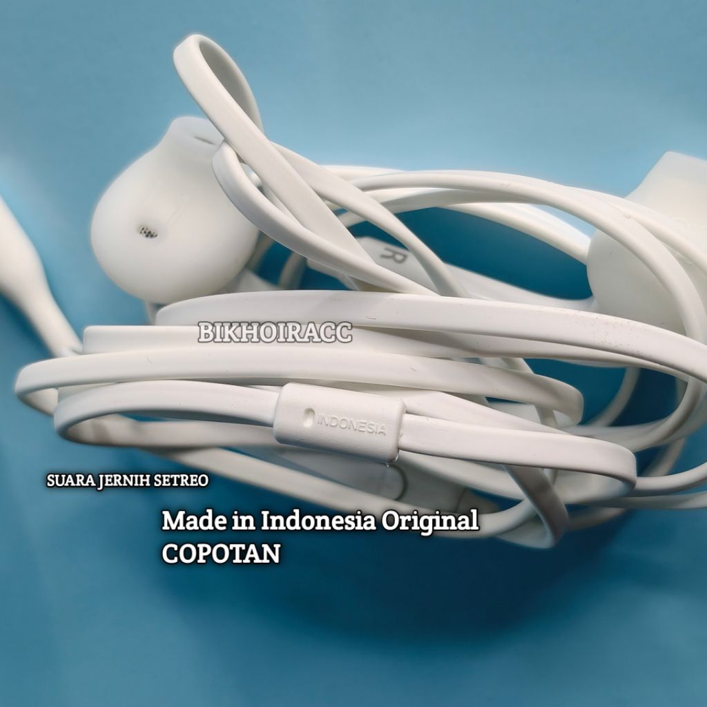 HEADSET ORI SAMSUNG COPOTAN HP SUARA JERNIH MADEIN INDONESIA KODE CY EARPHONE