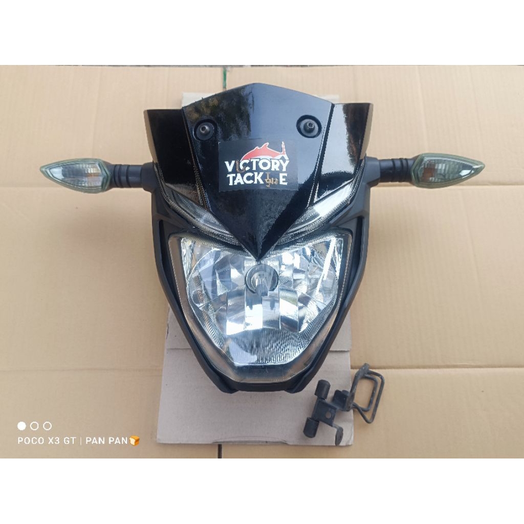 headlamp original copotan mt25 Hitam dan merah