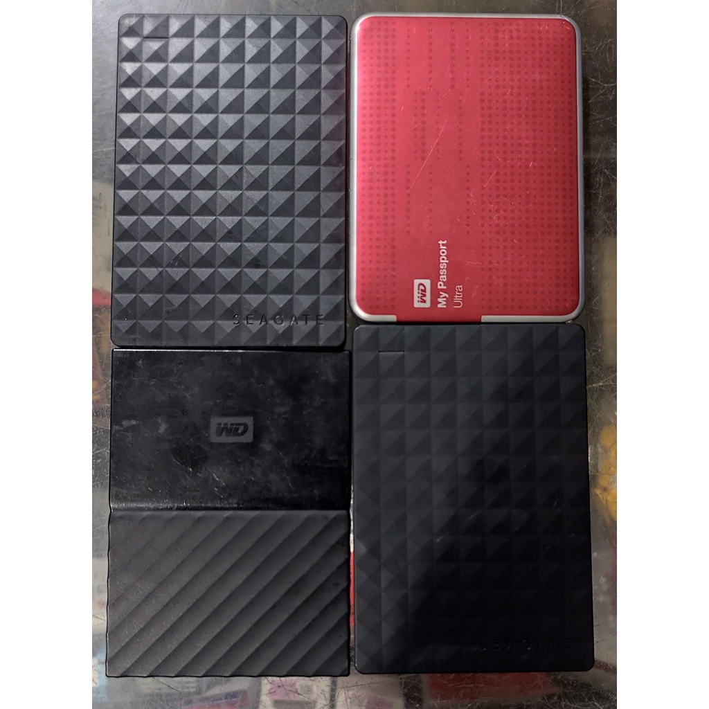 Hardisk  Dan Ssd external 500GB-1TB-2TB 2.5 bekas- Original 100%