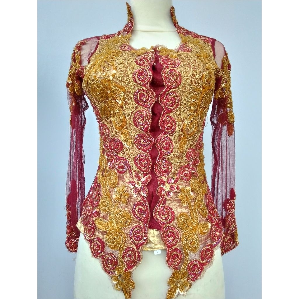Preloved kebaya full Payet/kebaya atasan full payet/kebaya pengantin modern