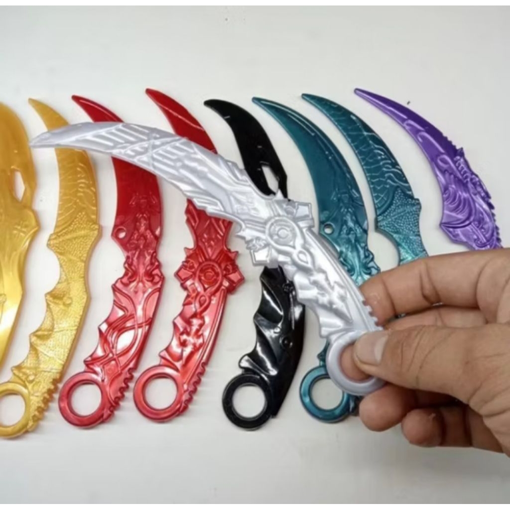 1 PCS KARAMBIT/MAINAN ANAK SENJATA NARUTO DAN SASUKE / MAINAN ANAK KARAMBIT
