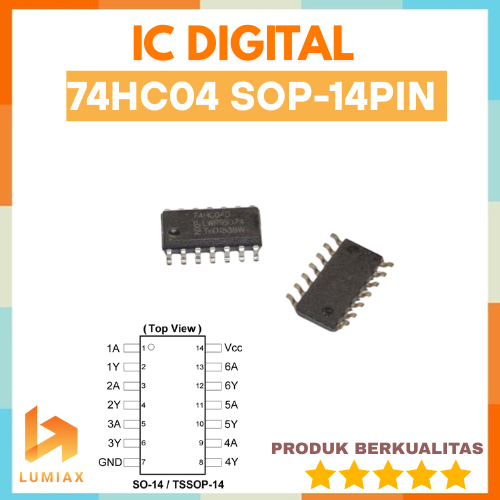 74HC04 74HC04D SN74HC04D SOP-14 pin smd hex inverter