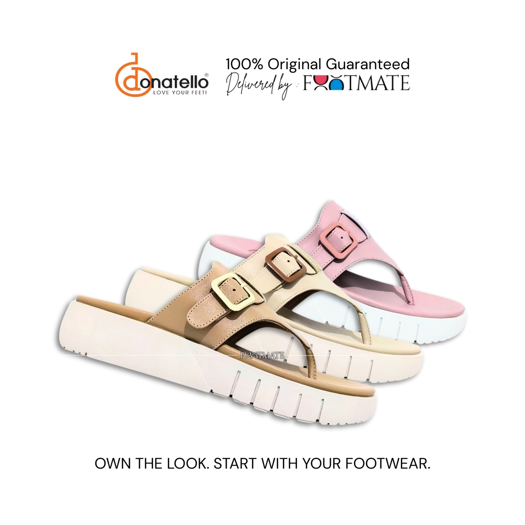 FOOTMATE - OI63031 - Sandal Wanita | Sandal Jepit | Sandal Flat | Sandal Slide | DONATELLO