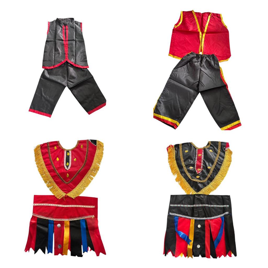 KOSTUM KESENIAN TOPENG IRENG / BAJU DAYAKAN / BAJU KESENIAN JARAN KEPANG MURAH BERKUALITAS